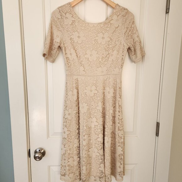 NeeSee's Dresses Boutique Dresses & Skirts - Lace Floral Dress Romantic Modest Classy Flowers Cottagecore Fairy Pretty Cute